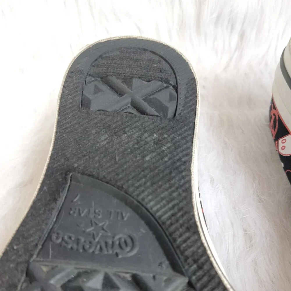 Converse CT All Star Size US MENS 7 WOMENS 9 Anarchy BLACK/RED - Picture 8 of 13